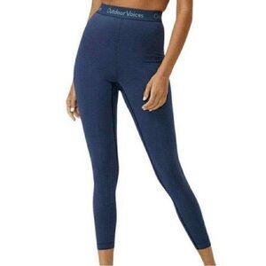 Outdoor Voices Navy Smooth 7/8 Leggings